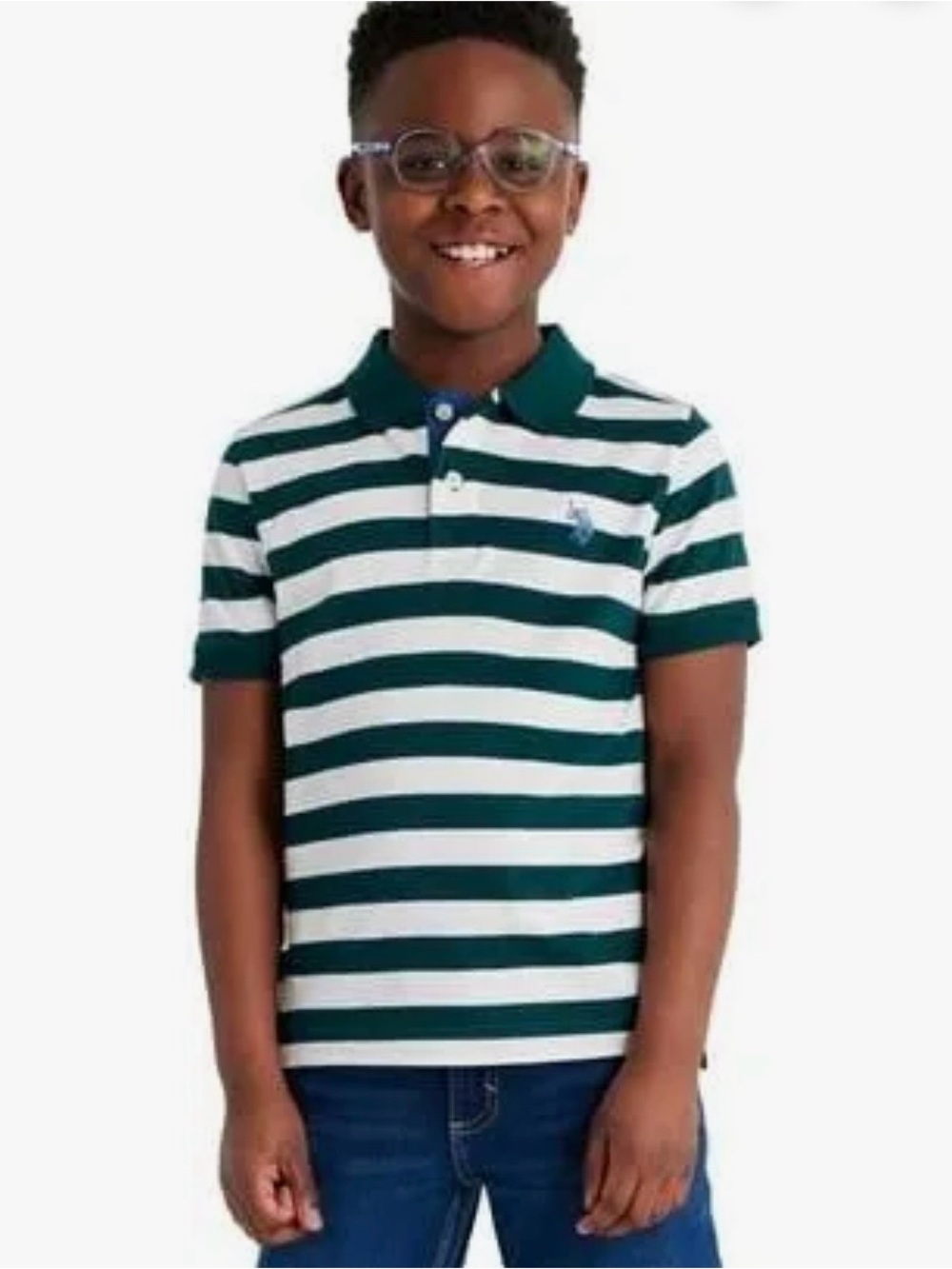 US Polo Assn Striped Polo